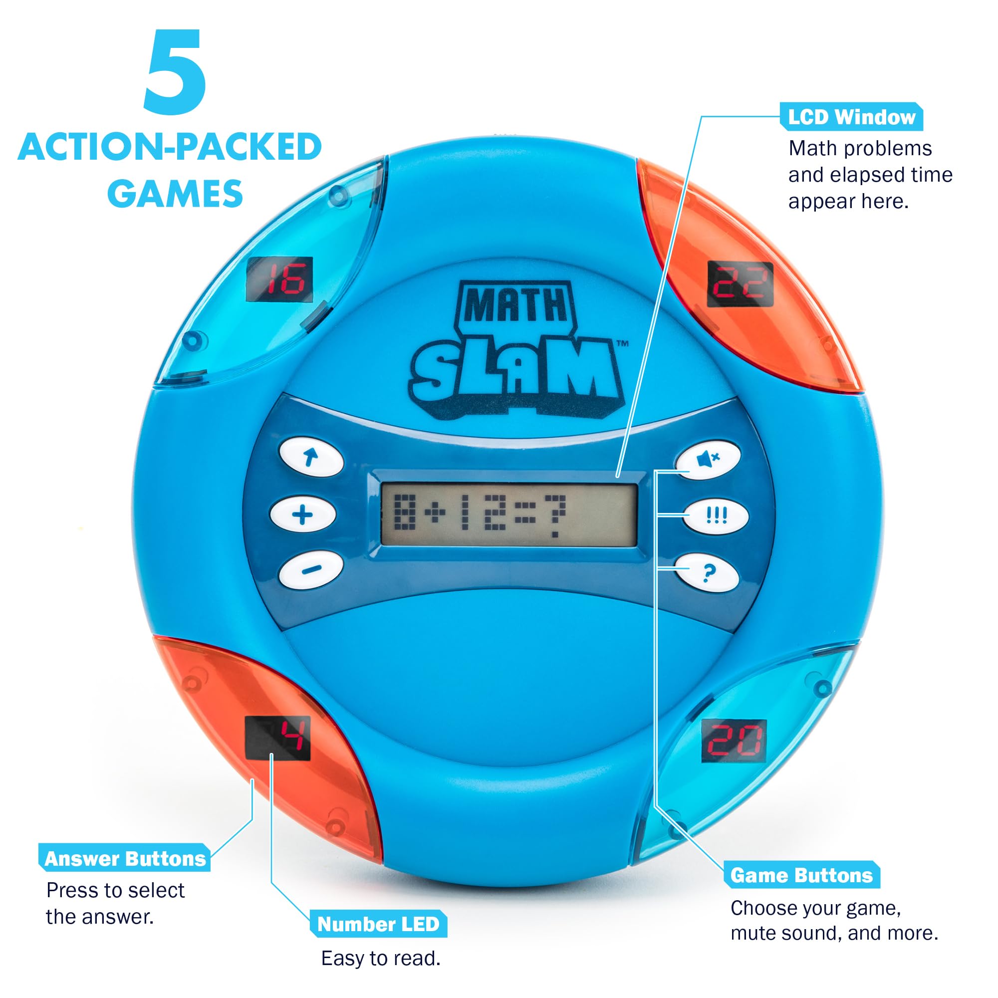 Educational Insights Math Slam - Interactive Electronic Math Game